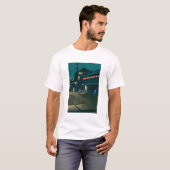 ukiyoe hasui No61 Evening falls on Sōemonchō T-Shirt (Vorne ganz)