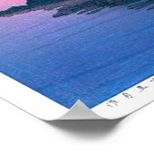 ukiyoe - hasui - No.25 Die paar Felsen von ... Poster (Ecke)