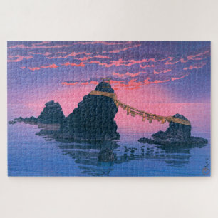 ukiyoe - hasui - No.25 Die paar Felsen von ... Puzzle