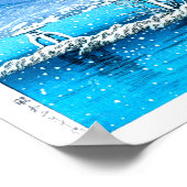 ukiyoe - hasui - No.28 Kansanomiya Shrine an ... Poster (Ecke)