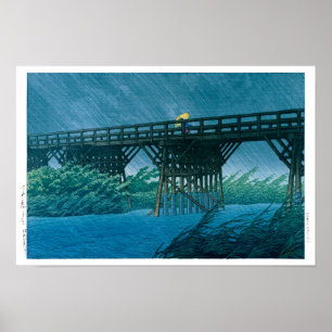 ukiyoe - hasui - No.35 Abend Dusche in Imai ... Poster