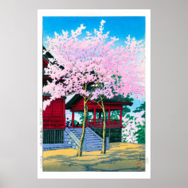 ukiyoe - hasui - No.44 Kiyomizu Hall, Ueno - Poster