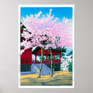 ukiyoe - hasui - No.44 Kiyomizu Hall, Ueno - Poster
