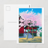 ukiyoe - hasui - No.44 Kiyomizu Hall, Ueno - Postkarte (Vorne/Hinten)