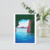 Ukiyoe - Hasui - No.47 Kojaku Cavern, Oga ... Postkarte (Stehend Vorderseite)