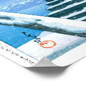 ukiyoe - Hasui - No.4 Schnee bei Itsukushima - Poster (Ecke)