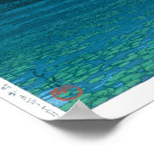 ukiyoe - hasui - No.6 Sanpoji Pond (Shakujii) - Poster (Ecke)