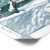 Ukiyoe - Hasui - Nr.12 Der Hommonji-Tempel, ... Poster (Ecke)