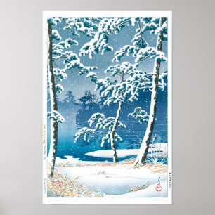 ukiyoe - hasui - Nr.13 Senzoku Pond - Poster