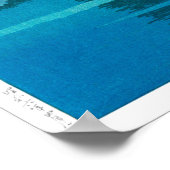 Ukiyoe - Hasui - Nr.19 Frühlingsnacht in Inokashir Poster (Ecke)