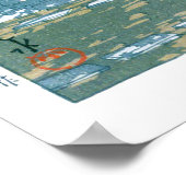 Ukiyoe - Hasui - Nr.1 Der Große Buddha Kamakura Poster (Ecke)