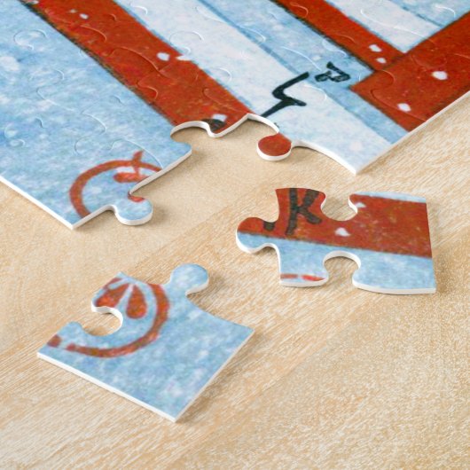 Ukiyoe - Hasui - Nr.24 Yakumo Brücke die Nagata .. Puzzle (Seite)