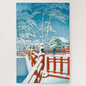 Ukiyoe - Hasui - Nr.24 Yakumo Brücke die Nagata .. Puzzle (Vertikal)