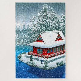 Ukiyoe - Hasui - Nr.26 Schnee im Park Inokashira - Puzzle