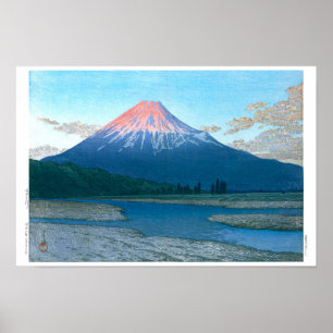 ukiyoe - hasui - Nr. 30 Der Fuji-Fluss - Poster