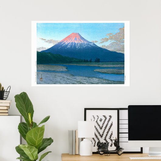 Ukiyoe - Hasui - Nr.30 Der Fuji - Poster (Heimbüro)
