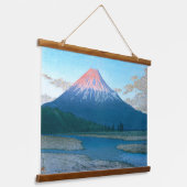 Ukiyoe - Hasui - Nr.30 Der Fuji - Wandteppich Mit Holzrahmen (Gewinkelt)