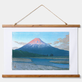 Ukiyoe - Hasui - Nr.30 Der Fuji - Wandteppich Mit Holzrahmen