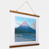 Ukiyoe - Hasui - Nr.30 Der Fuji - Wandteppich Mit Holzrahmen (Gewinkelt)