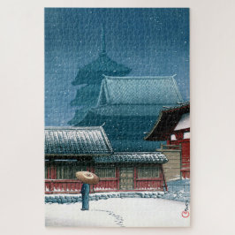 Ukiyoe - Hasui - Nr. 31 Tennoji-Tempel in Osaka - Puzzle