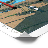 Ukiyoe - Hasui - Nr. 32 Chuzenji, Utagahama - Poster (Ecke)