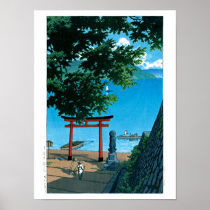 Ukiyoe - Hasui - Nr. 32 Chuzenji, Utagahama - Poster
