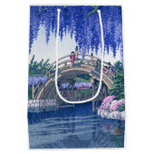 Ukiyoe - Hasui - Nr. 34 Wisteria in Kameido - Mittlere Geschenktüte (Rückseite)