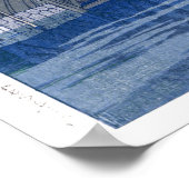 Ukiyoe - Hasui - Nr. 34 Wisteria in Kameido - Poster (Ecke)