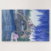 Ukiyoe - Hasui - Nr. 34 Wisteria in Kameido -   Puzzle (Horizontal)