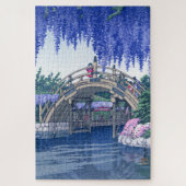 Ukiyoe - Hasui - Nr. 34 Wisteria in Kameido - Puzzle (Vertikal)