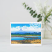 ukiyoe - Hasui - Nr.37 Banyū Fluss - Postkarte (Stehend Vorderseite)