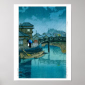 Ukiyoe - Hasui - Nr. 39 Shinagawa - Poster (Vorne)