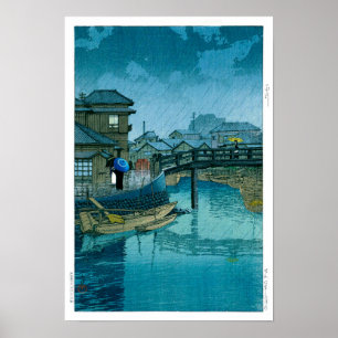 Ukiyoe - Hasui - Nr. 39 Shinagawa - Poster