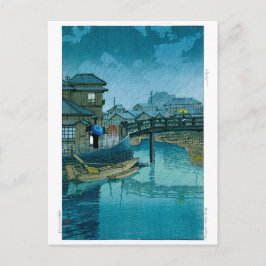 Ukiyoe - Hasui - Nr. 39 Shinagawa - Postkarte