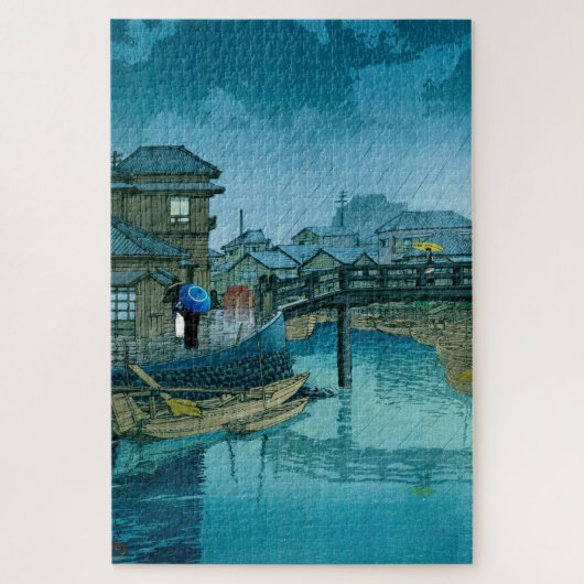 Ukiyoe - Hasui - Nr. 39 Shinagawa -   Puzzle (Vertikal)
