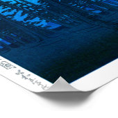 Ukiyoe - Hasui - Nr.46 Hikawa Park in Omiya - Poster (Ecke)