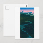 ukiyoe Hasui Nr. 58 Etchūs Ioritani-Pass Postkarte (Vorne/Hinten)