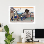 ukiyoe - Hiroshige - No.05-2 Totsuka - Poster (Heimbüro)
