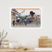 ukiyoe - Hiroshige - No.05-2 Totsuka - Poster (Küche)