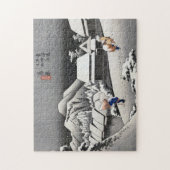 ukiyoe Hiroshige No.15-2 Kambara Puzzle (Vertikal)