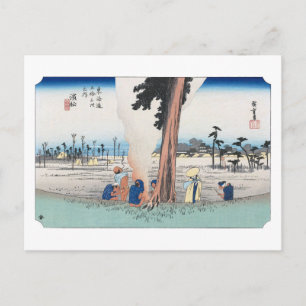 ukiyoe Hiroshige Nr.29 Hamamatsu Postkarte