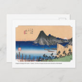 Ukiyoe - Hiroshige - Nr. 30 Maisaka - Postkarte (Vorne/Hinten)