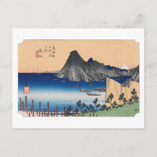 ukiyoe Hiroshige Nr.30 Maisaka Postkarte