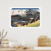 Ukiyoe - Hiroshige - Nr.53 Ōtsu - Poster (Küche)