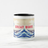 ukiyoe - Hokusai : No21 Great Wave - Tasse (Zentrum)