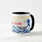 ukiyoe - Hokusai : No21 Great Wave - Tasse (VorderseiteRechts)