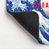 Ukiyoe - Hokusai : No.21 Great Wave - Mousepad (Ecke)