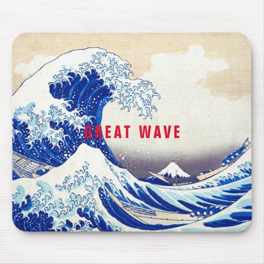 Ukiyoe - Hokusai : No.21 Great Wave - Mousepad (Vorne)