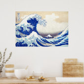 Ukiyoe - Hokusai : No.21 Great Wave - Poster (Küche)