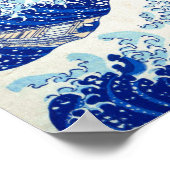 Ukiyoe - Hokusai : No.21 Great Wave - Poster (Ecke)